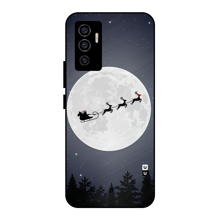 Christmas Nightsky Metal Back Case for Vivo V23e