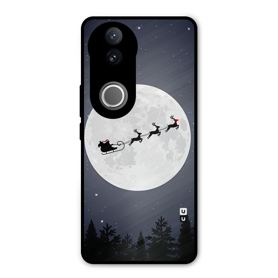 Christmas Nightsky Metal Back Case for Vivo V50e