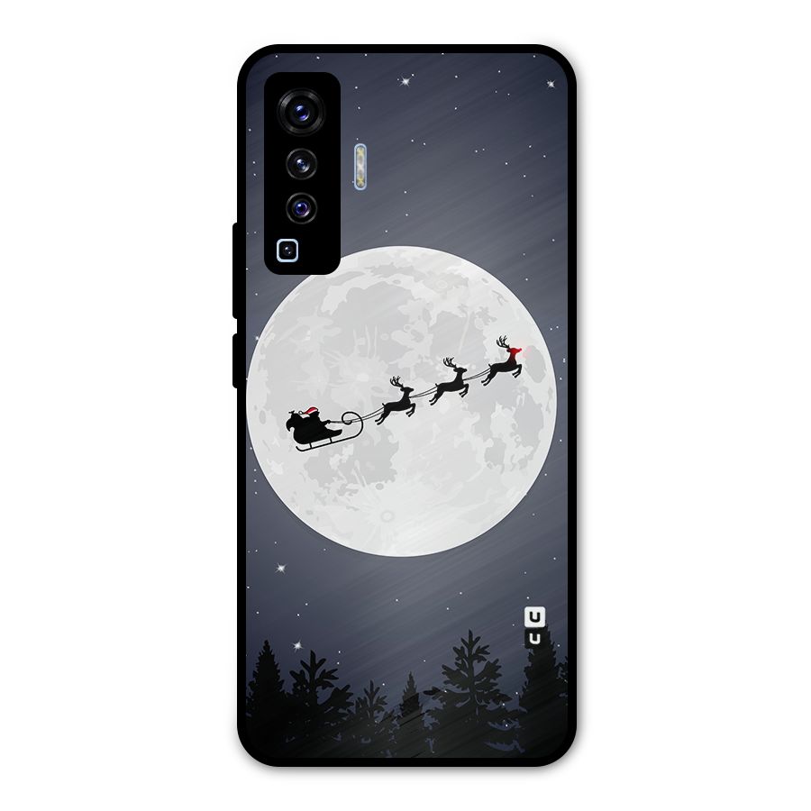 Christmas Nightsky Metal Back Case for Vivo X50