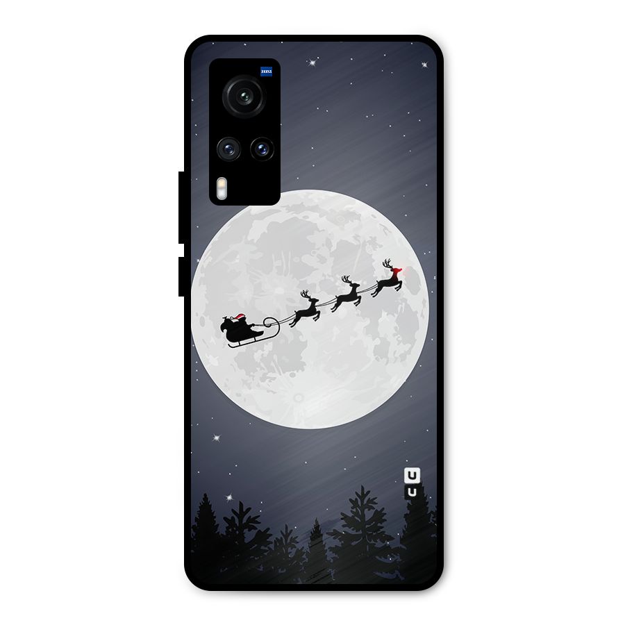 Christmas Nightsky Metal Back Case for Vivo X60