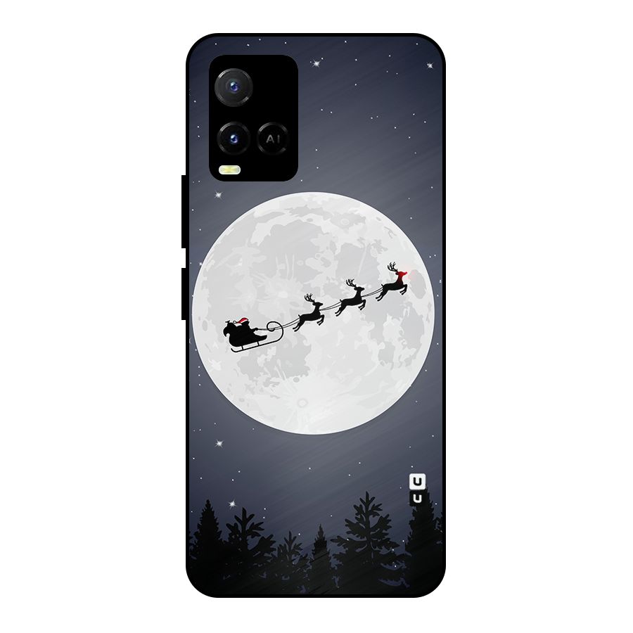Christmas Nightsky Metal Back Case for Vivo Y21T