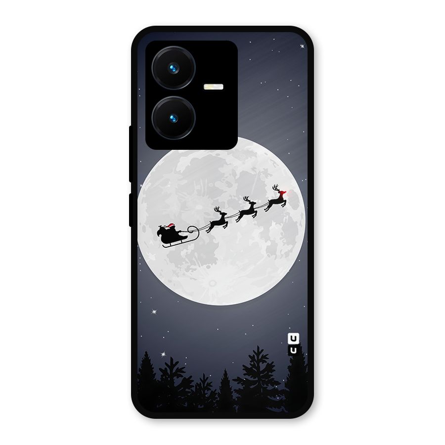 Christmas Nightsky Metal Back Case for Vivo Y22