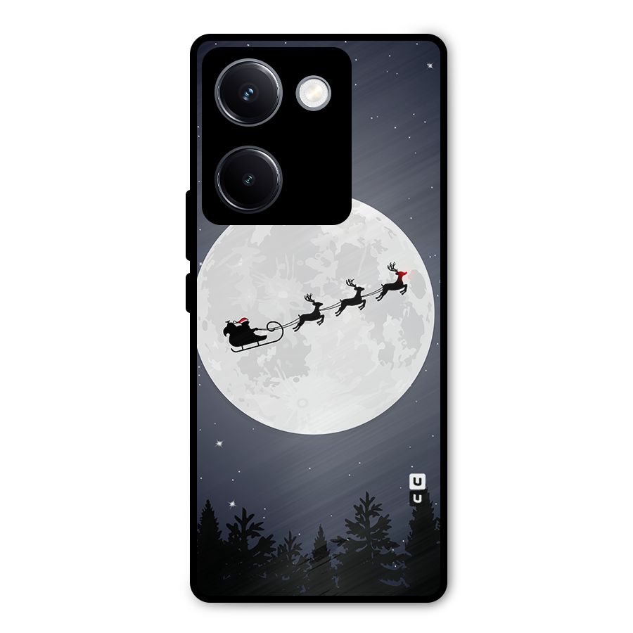 Christmas Nightsky Metal Back Case for Vivo Y300 Plus