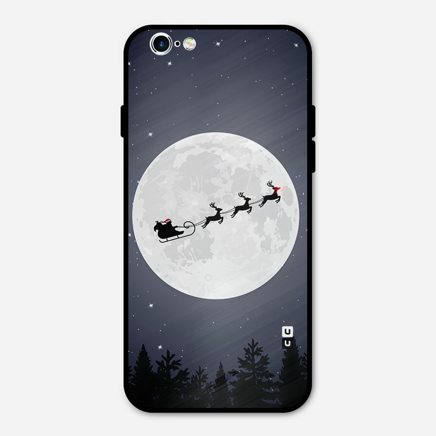 Christmas Nightsky Metal Back Case for iPhone 6 6s