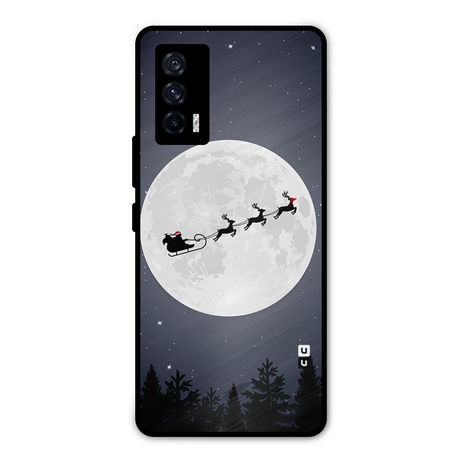 Christmas Nightsky Metal Back Case for iQOO 7 5G