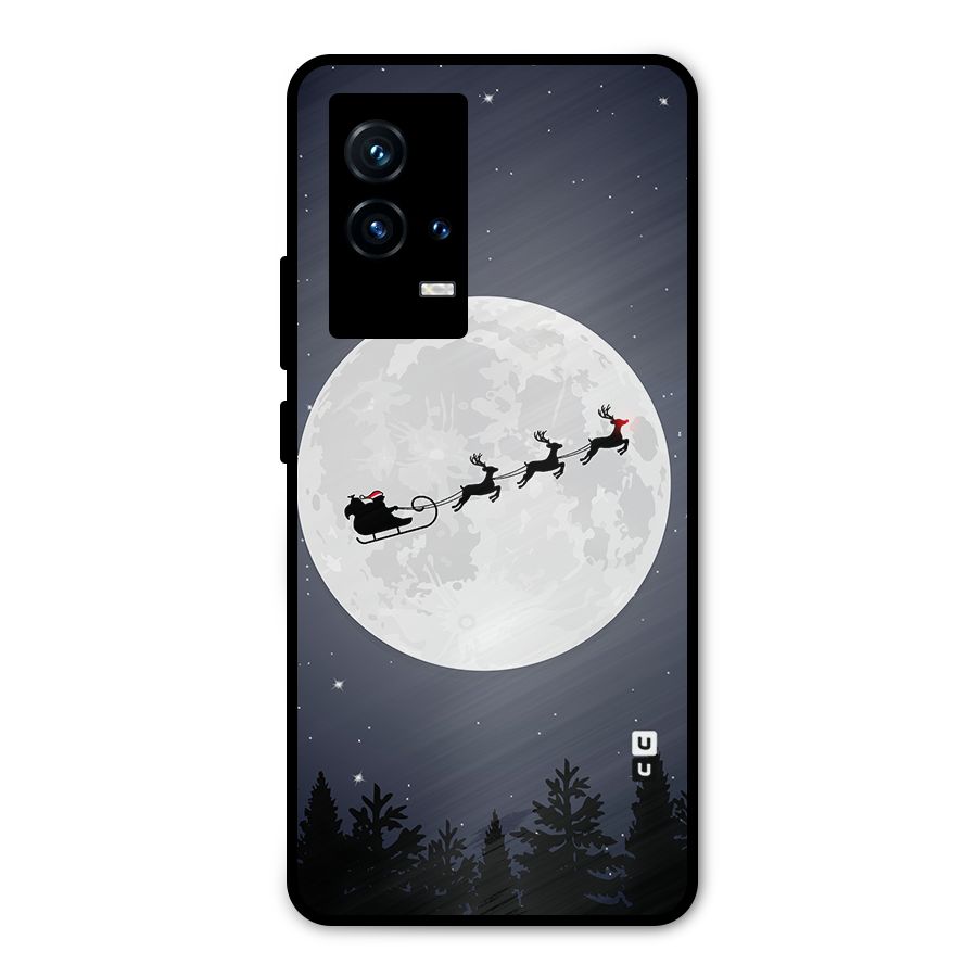 Christmas Nightsky Metal Back Case for iQOO 9 5G