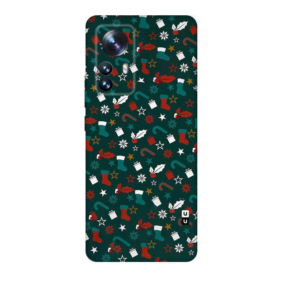 Christmas Pattern Design Original Polycarbonate Back Case for Xiaomi 12 Pro