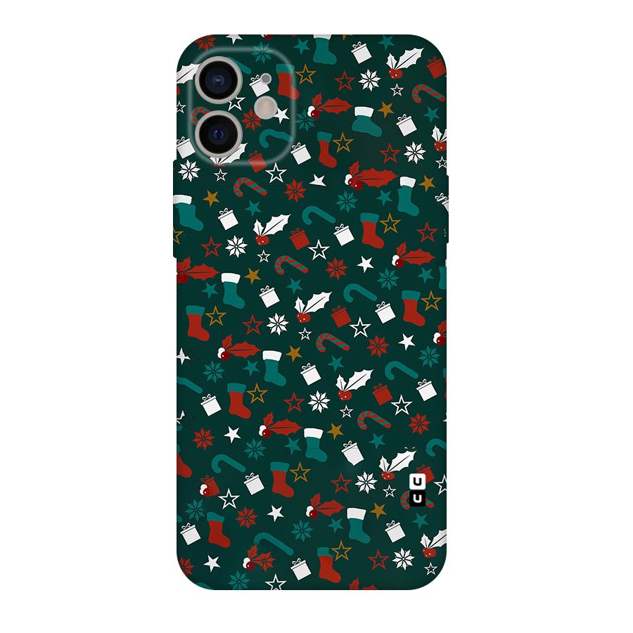 Christmas Pattern Design Original Polycarbonate Back Case for iPhone 11
