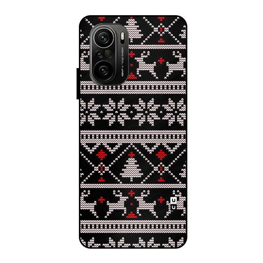 Christmas Seamless Aztec Metal Back Case for Mi 11X Pro