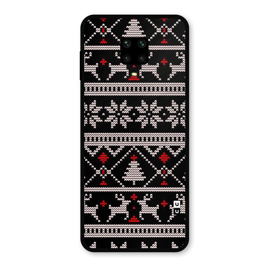 Christmas Seamless Aztec Metal Back Case for Poco M2