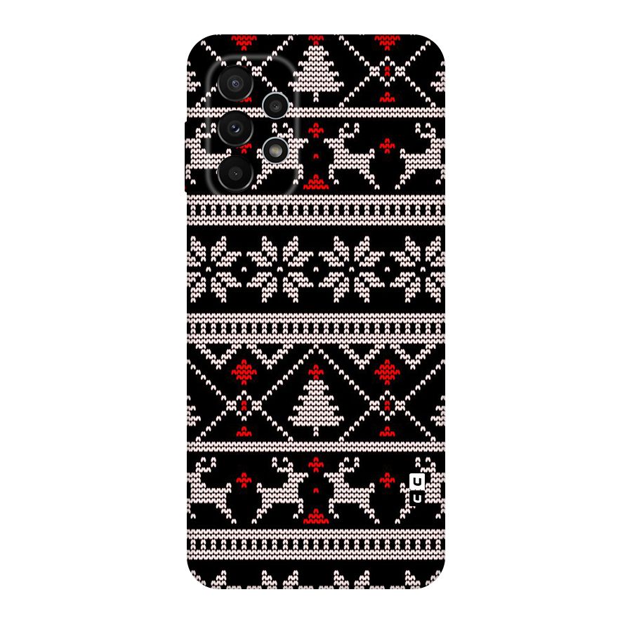 Christmas Seamless Aztec Original Polycarbonate Back Case for Galaxy A23