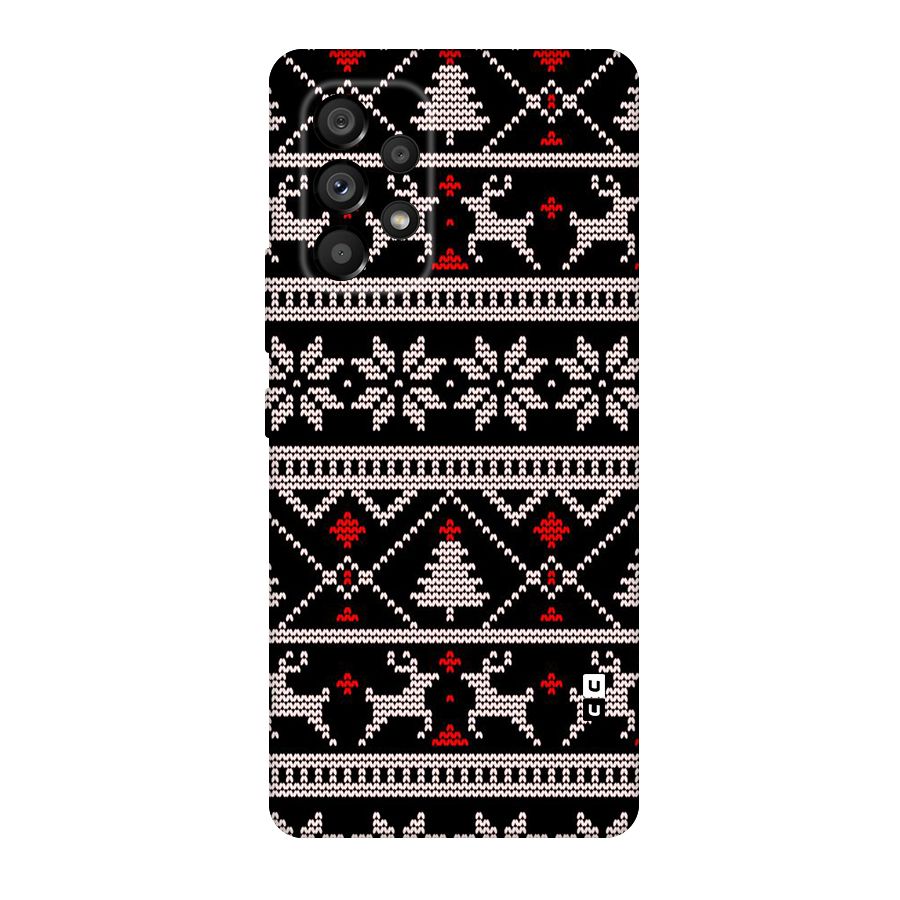 Christmas Seamless Aztec Original Polycarbonate Back Case for Galaxy A53 5G