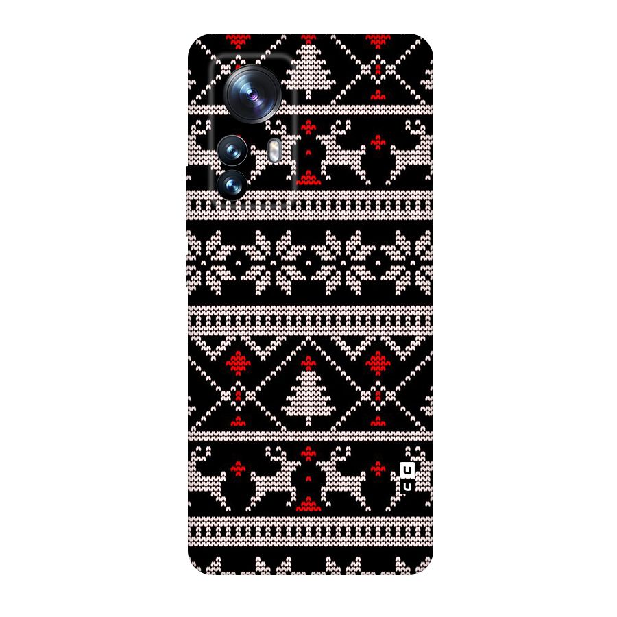 Christmas Seamless Aztec Original Polycarbonate Back Case for Xiaomi 12 Pro