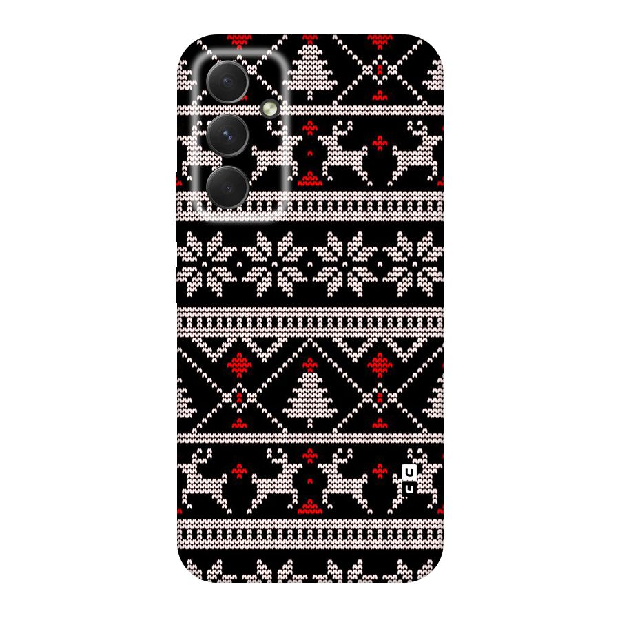 Christmas Seamless Aztec Pattern Original Polycarbonate Back Case for Galaxy A54