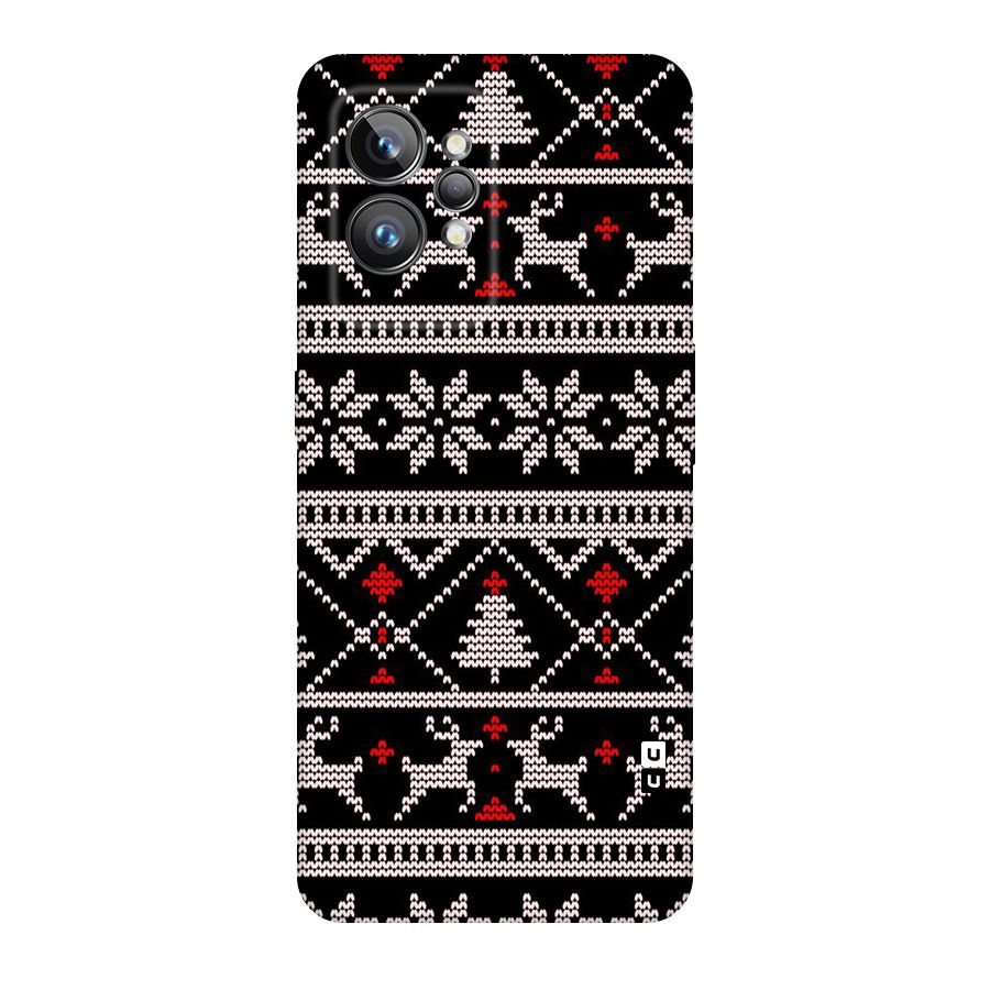 Christmas Seamless Aztec Pattern Original Polycarbonate Back Case for Realme GT2 Pro