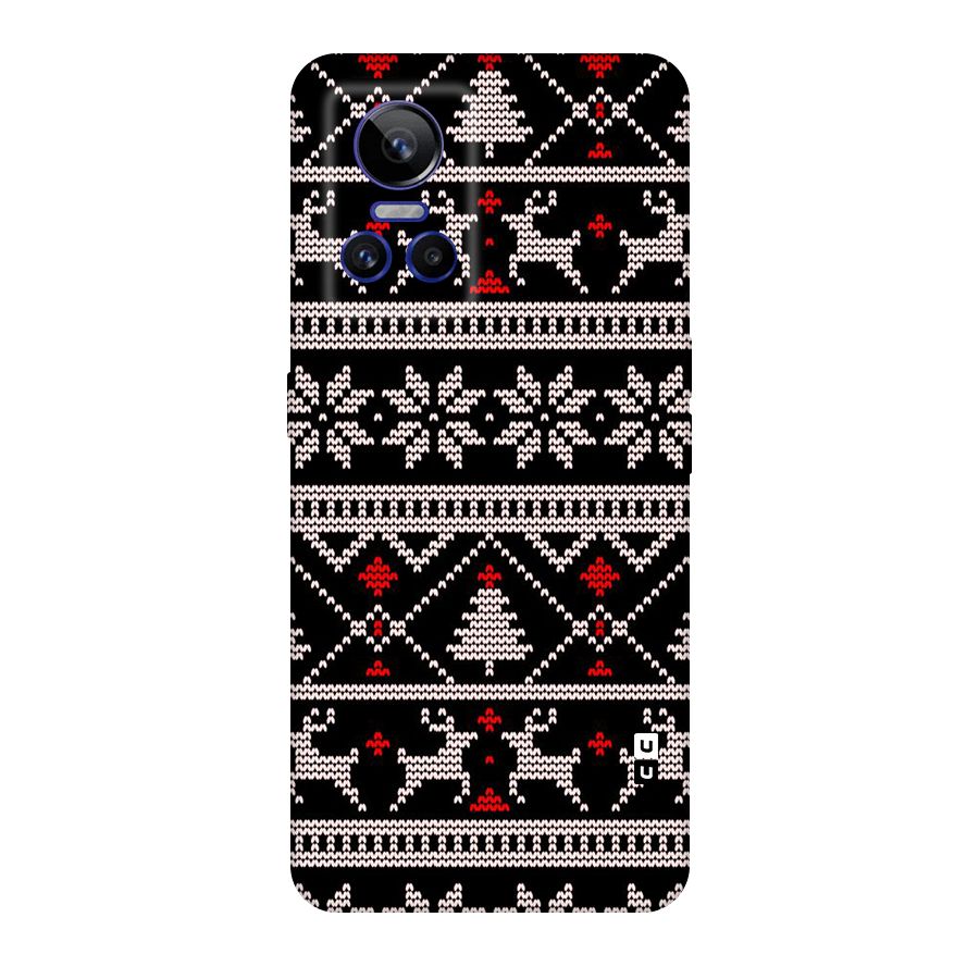 Christmas Seamless Aztec Pattern Original Polycarbonate Back Case for Realme GT Neo 3