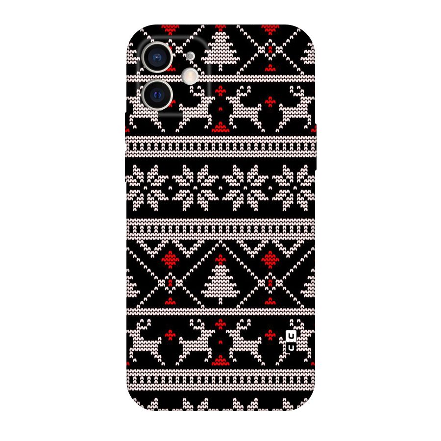 Christmas Seamless Aztec Pattern Original Polycarbonate Back Case for iPhone 12