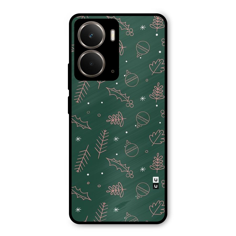 Christmas Season Leaves Metal Back Case for Realme P3