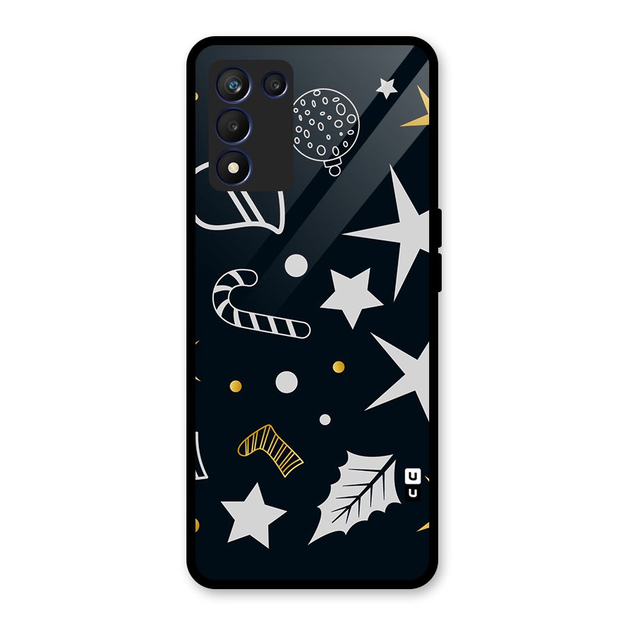 Christmas Special Pattern Glass Back Case for Realme 9 5G Speed