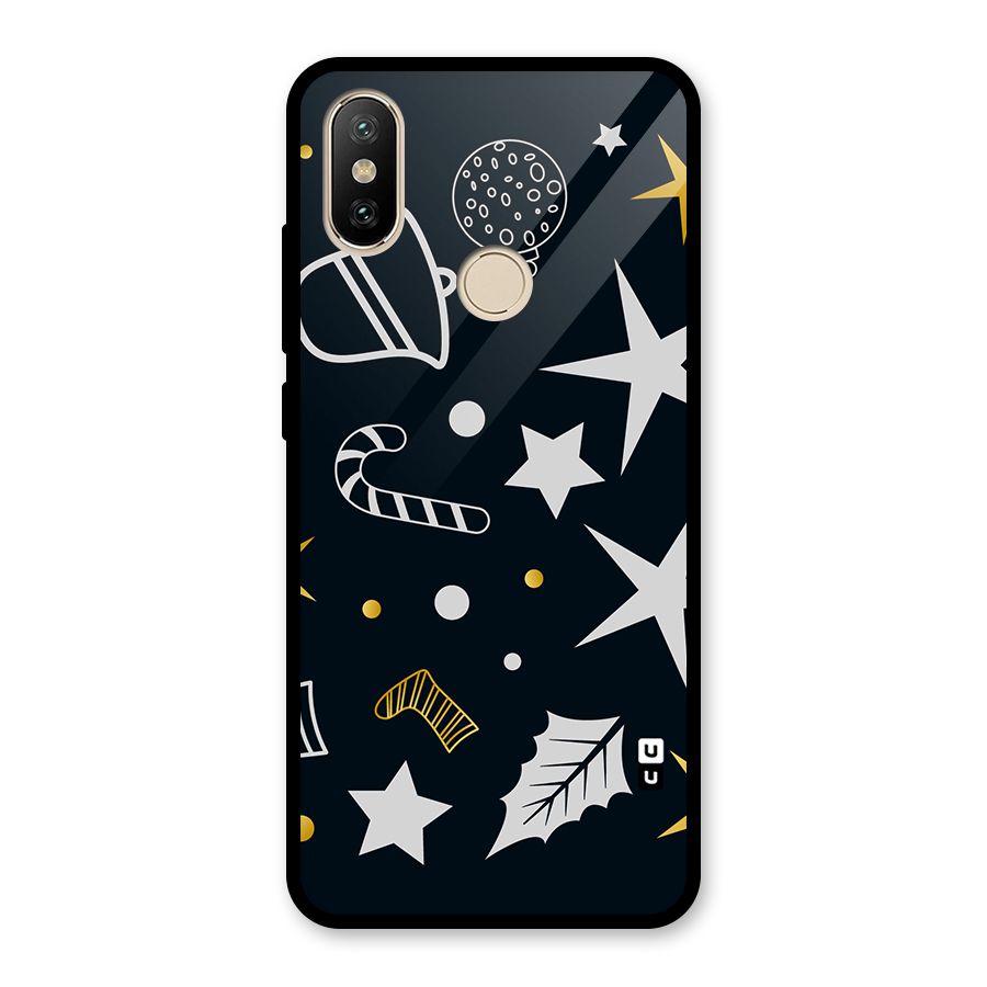 Christmas Special Pattern Glass Back Case for Redmi A2