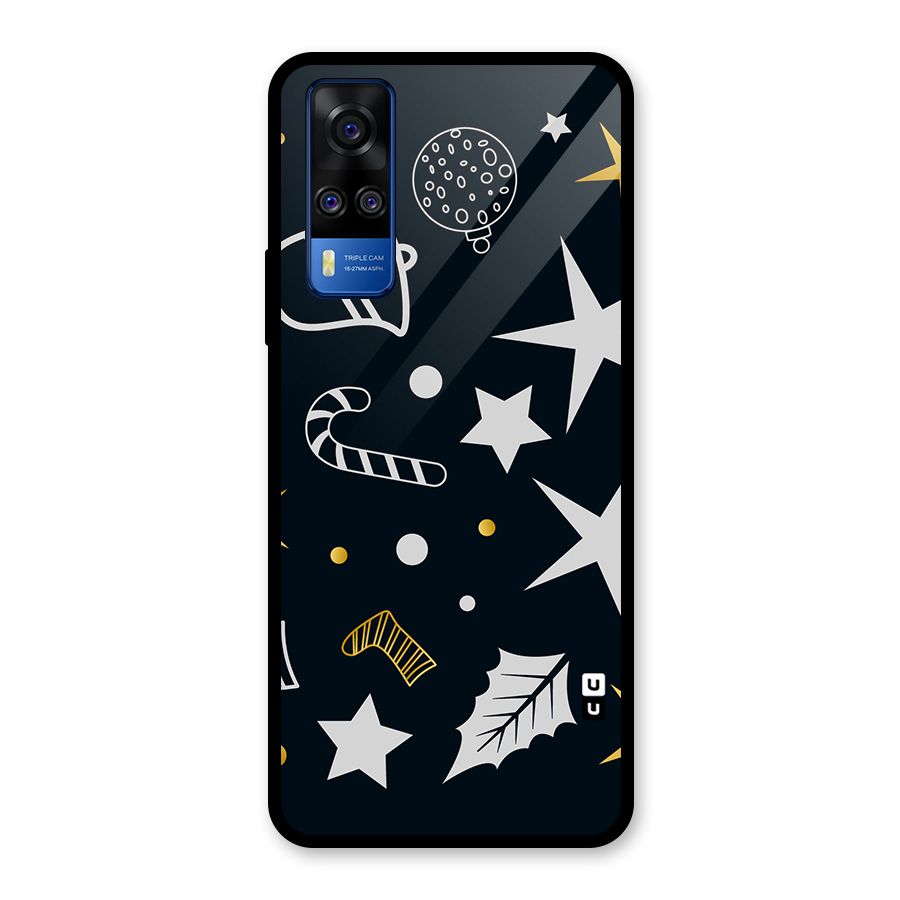 Christmas Special Pattern Glass Back Case for Vivo Y31
