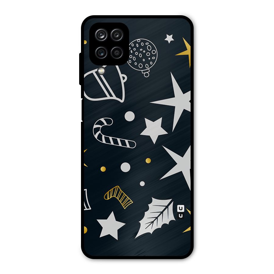 Christmas Special Pattern Metal Back Case for Galaxy A12
