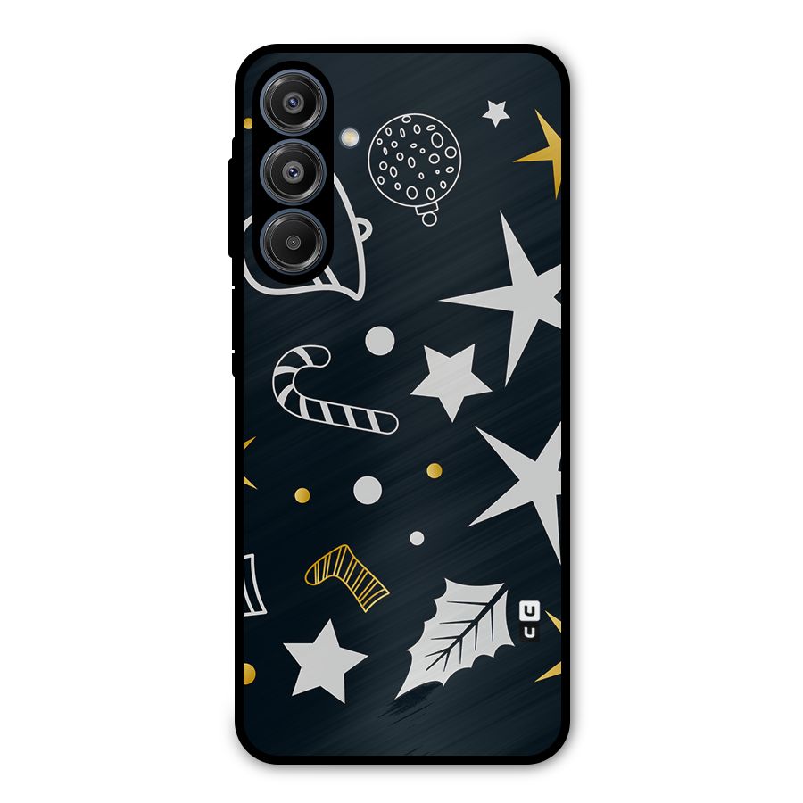 Christmas Special Pattern Metal Back Case for Galaxy A16 5G