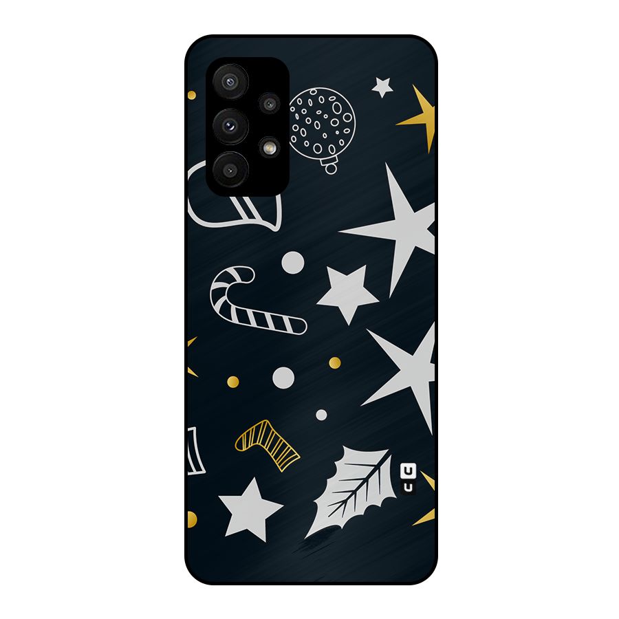 Christmas Special Pattern Metal Back Case for Galaxy A23
