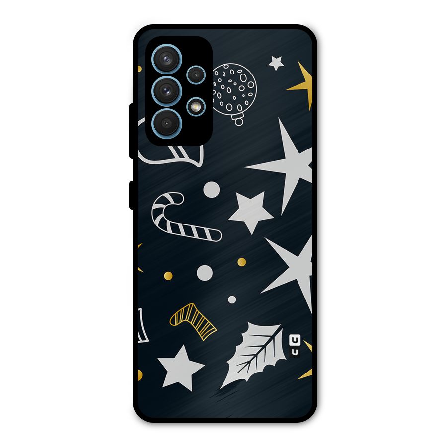 Christmas Special Pattern Metal Back Case for Galaxy A32