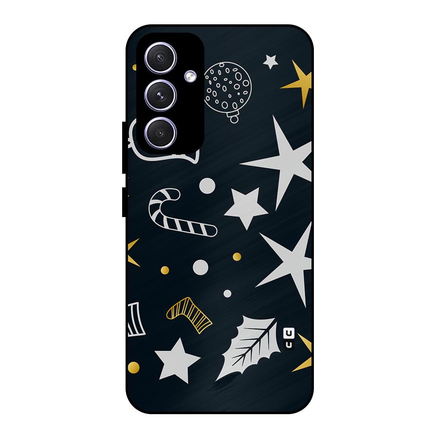Christmas Special Pattern Metal Back Case for Galaxy A54