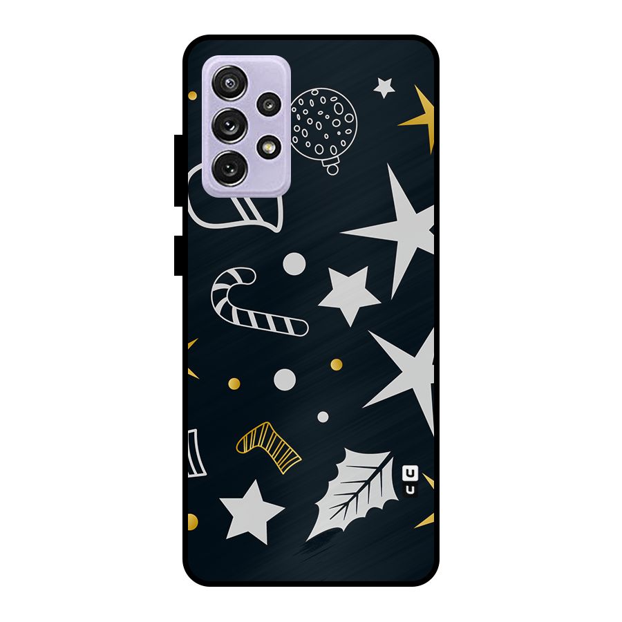 Christmas Special Pattern Metal Back Case for Galaxy A72