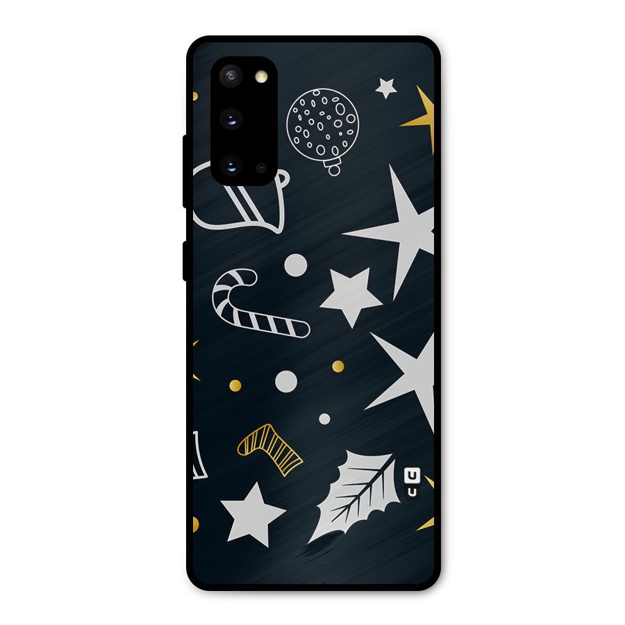 Christmas Special Pattern Metal Back Case for Galaxy S20