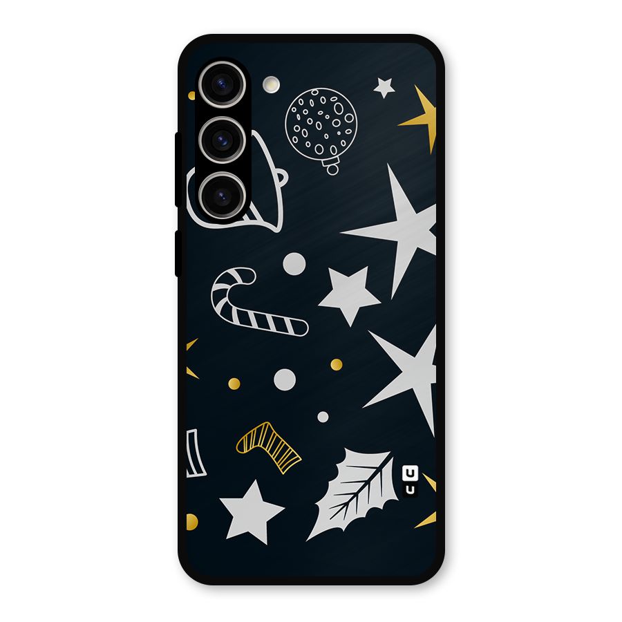 Christmas Special Pattern Metal Back Case for Galaxy S23 Plus