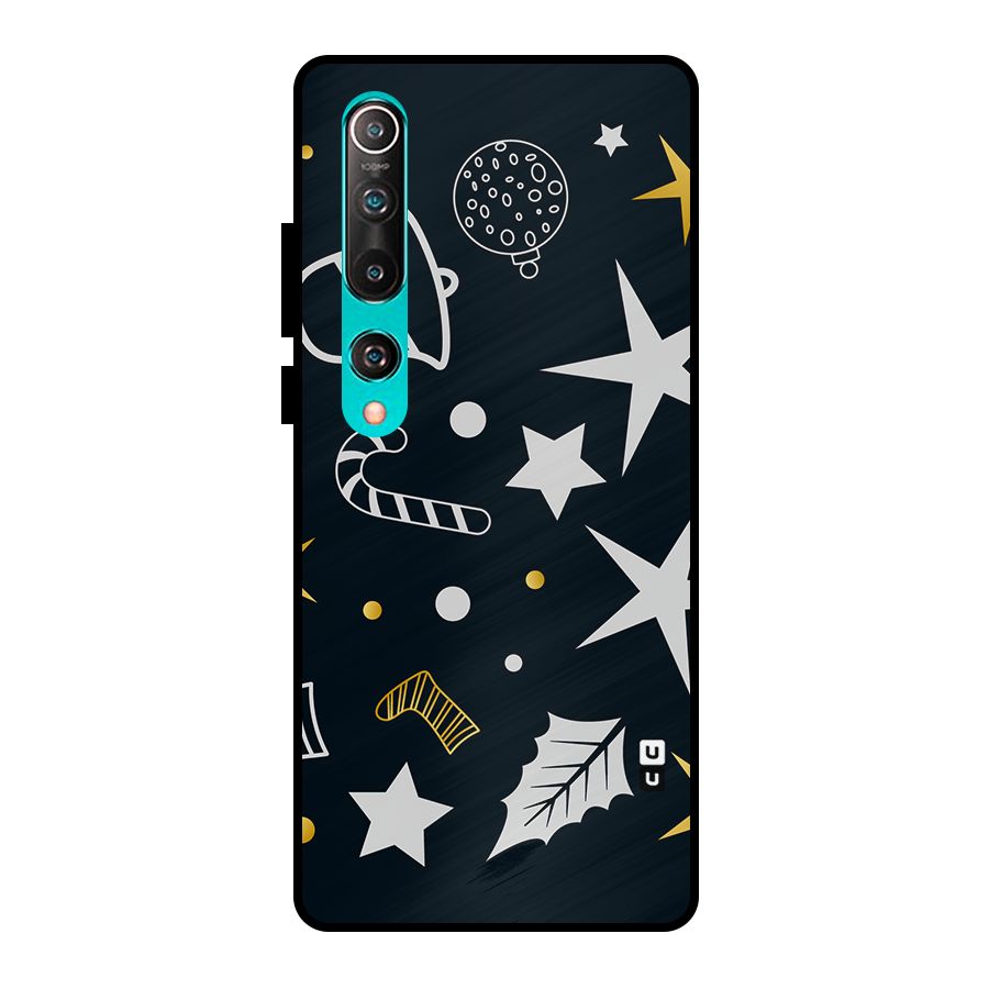 Christmas Special Pattern Metal Back Case for Mi 10