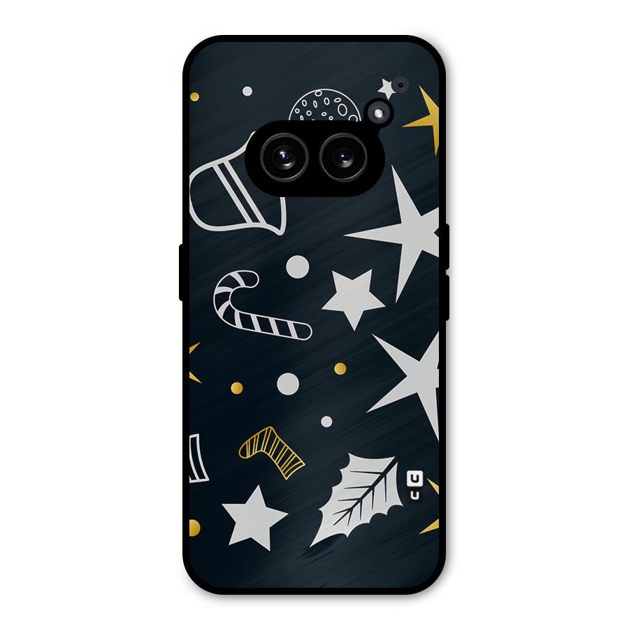 Christmas Special Pattern Metal Back Case for Nothing Phone 2a Plus