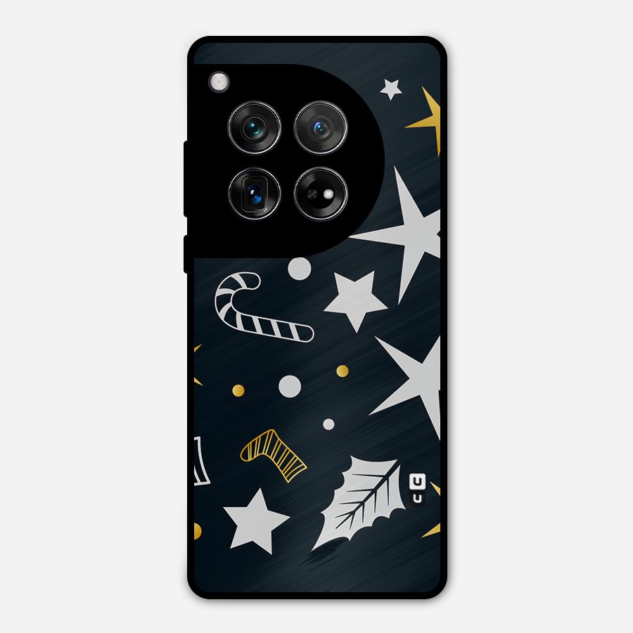 Christmas Special Pattern Metal Back Case for OnePlus 12