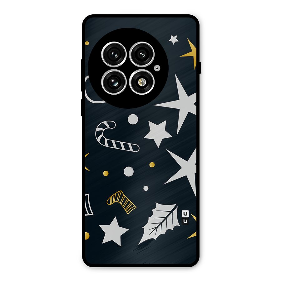 Christmas Special Pattern Metal Back Case for OnePlus 13