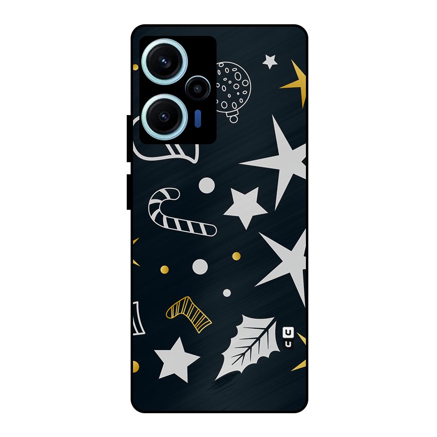 Christmas Special Pattern Metal Back Case for Poco F5