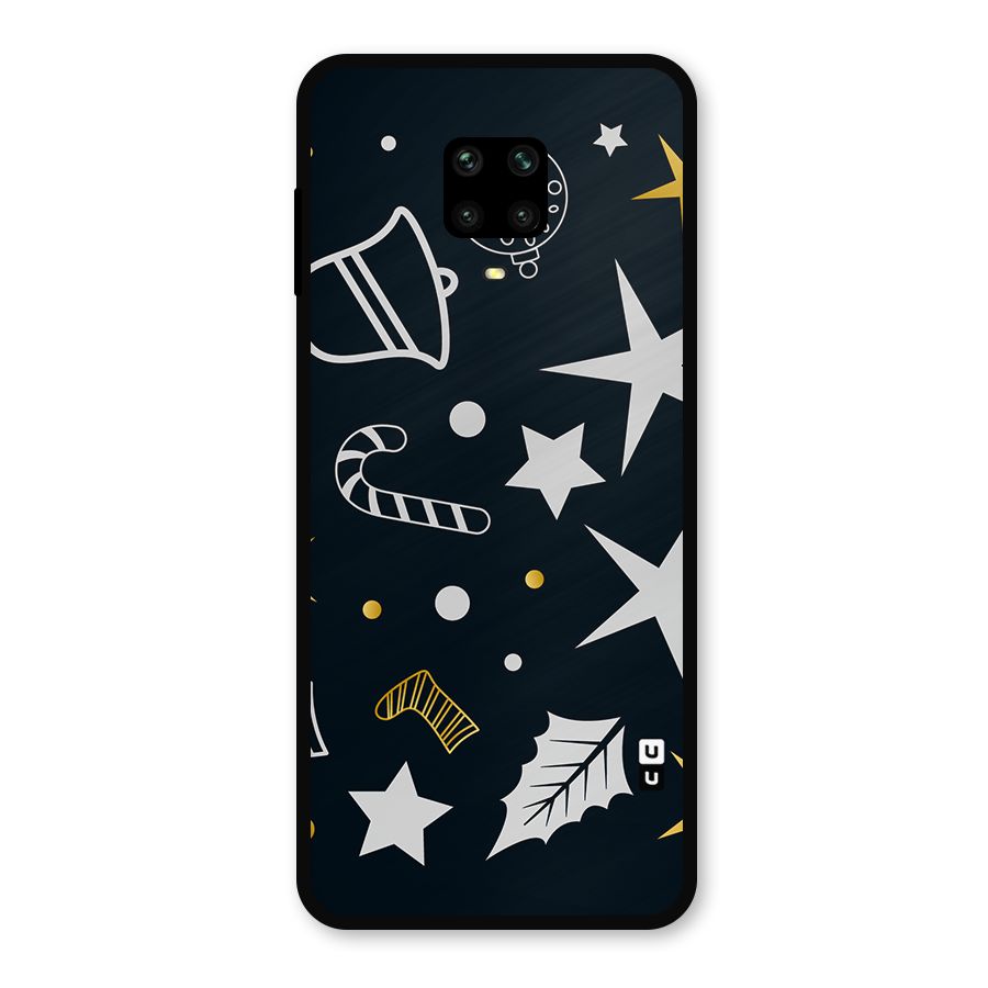 Christmas Special Pattern Metal Back Case for Poco M2 Pro