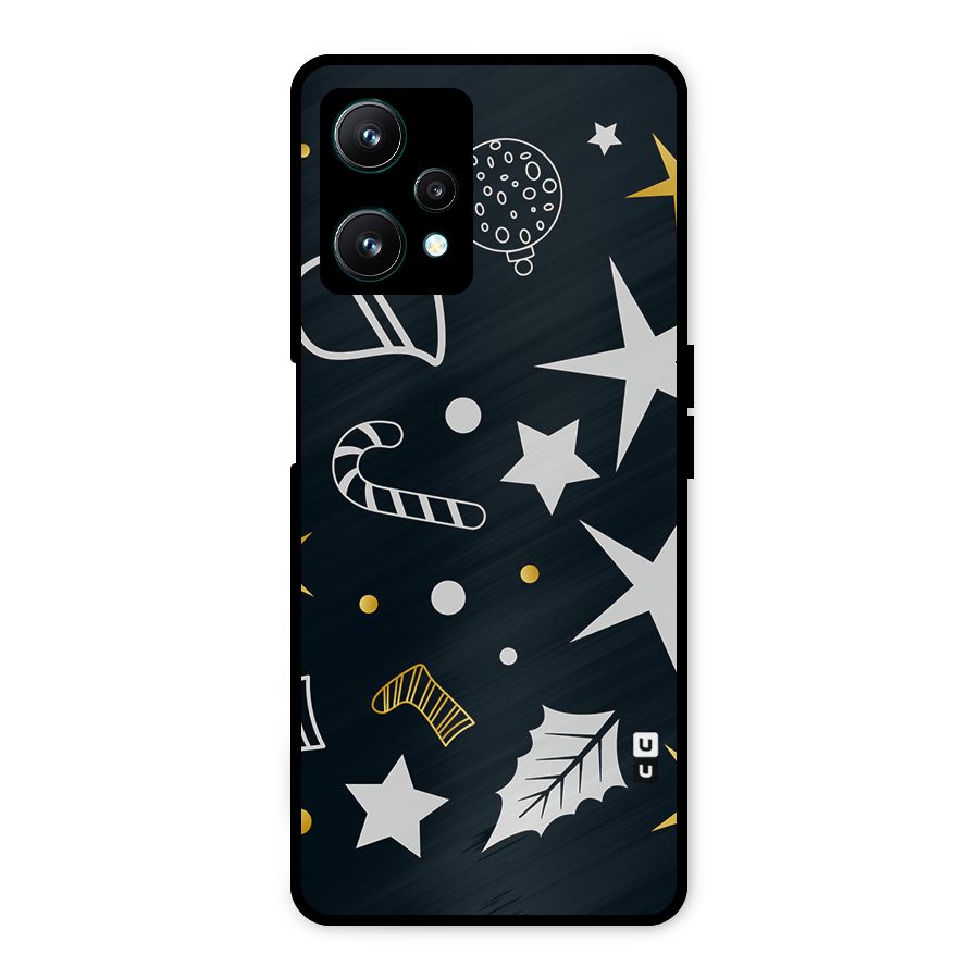 Christmas Special Pattern Metal Back Case for Realme 9 Pro 5G