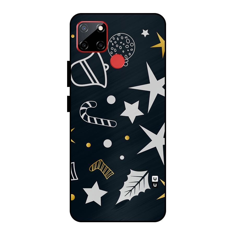 Christmas Special Pattern Metal Back Case for Realme C12