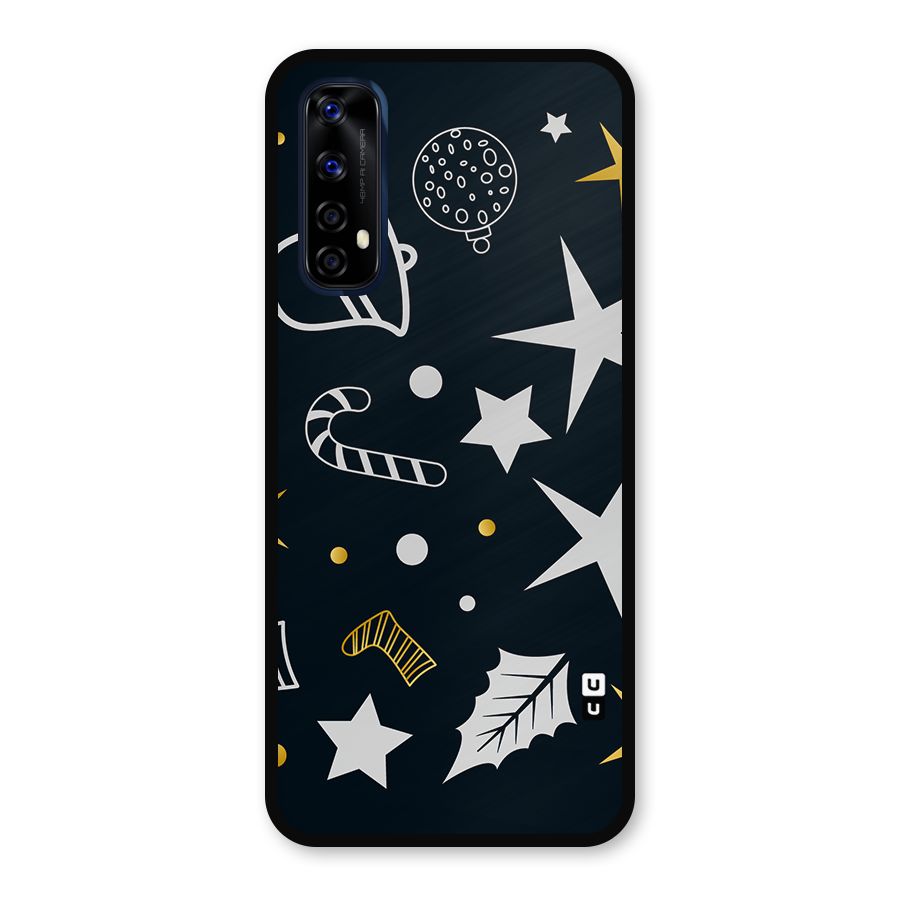 Christmas Special Pattern Metal Back Case for Realme Narzo 20 Pro
