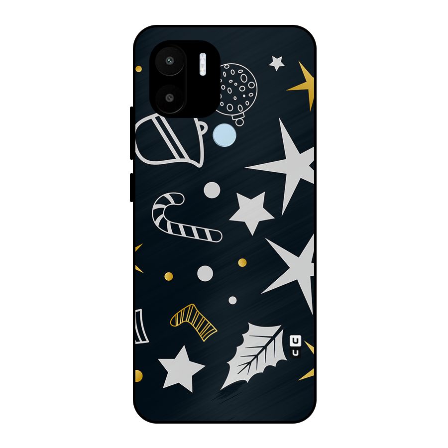 Christmas Special Pattern Metal Back Case for Redmi A1+