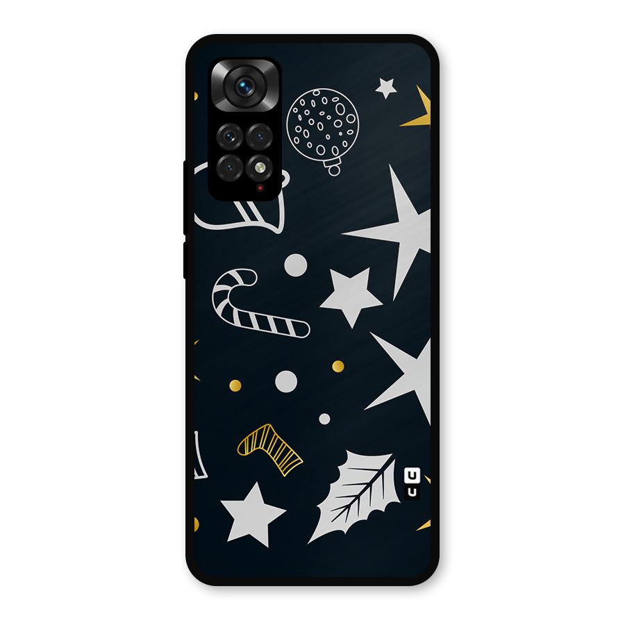 Christmas Special Pattern Metal Back Case for Redmi Note 11