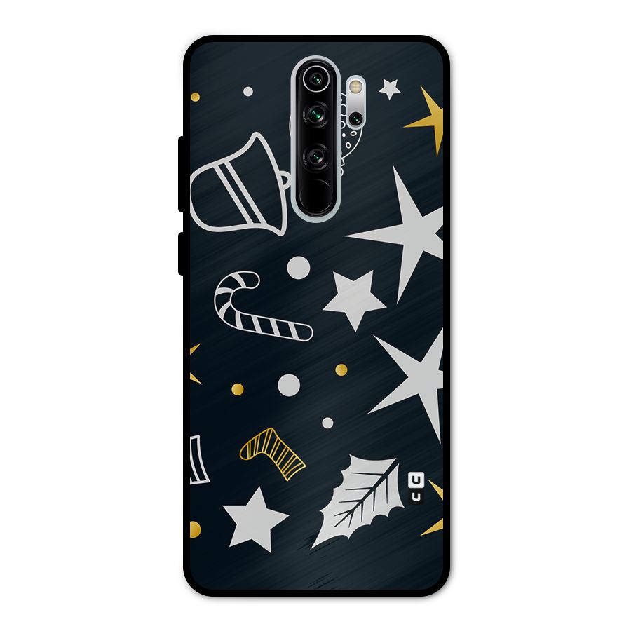 Christmas Special Pattern Metal Back Case for Redmi Note 8 Pro