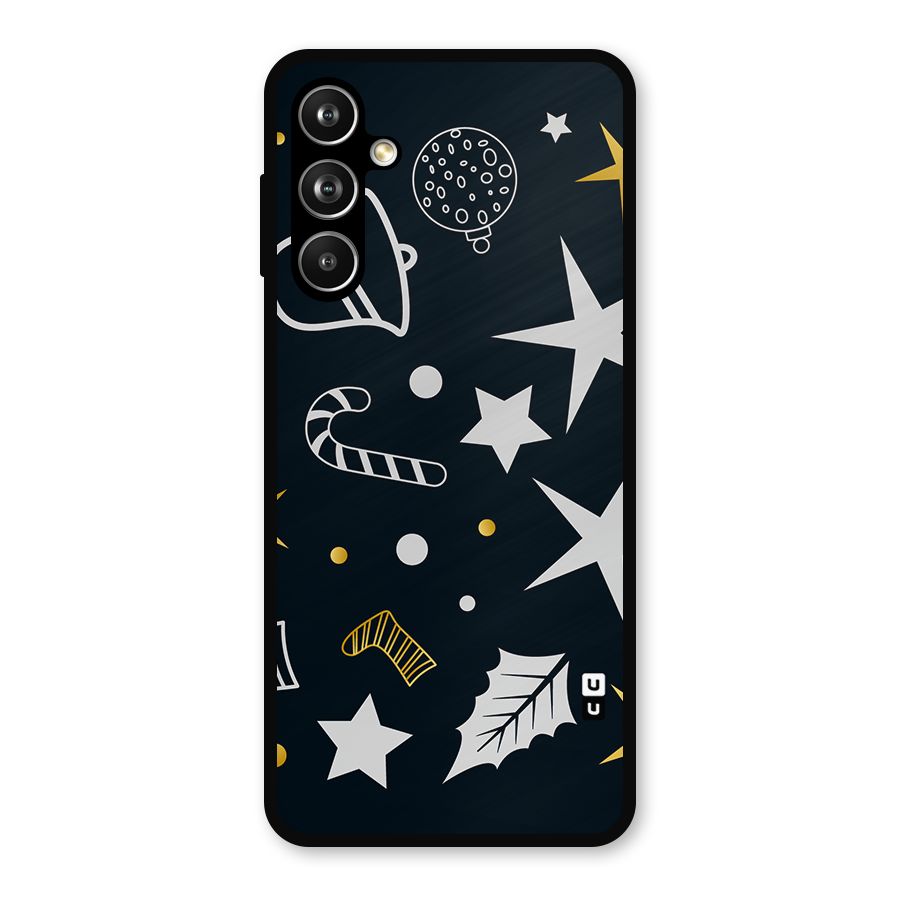 Christmas Special Pattern Metal Back Case for Samsung Galaxy M54