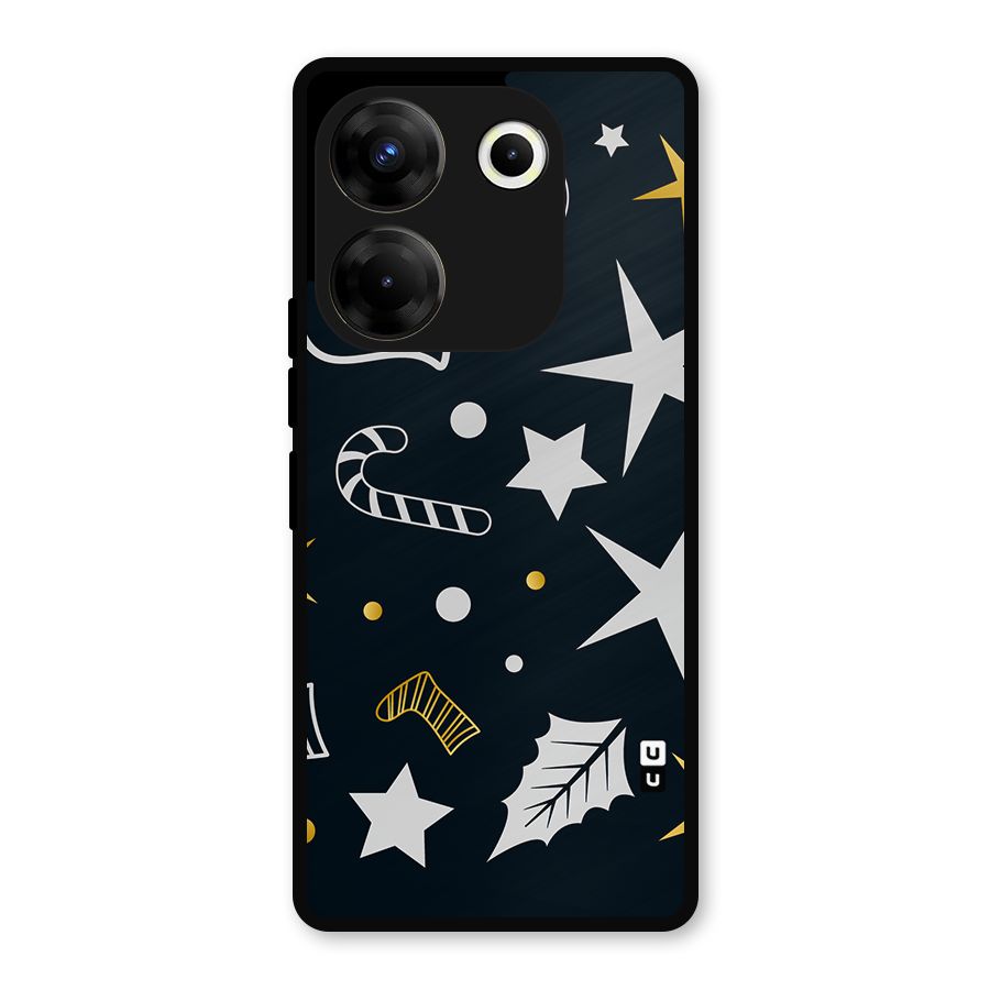 Christmas Special Pattern Metal Back Case for Tecno Camon 20