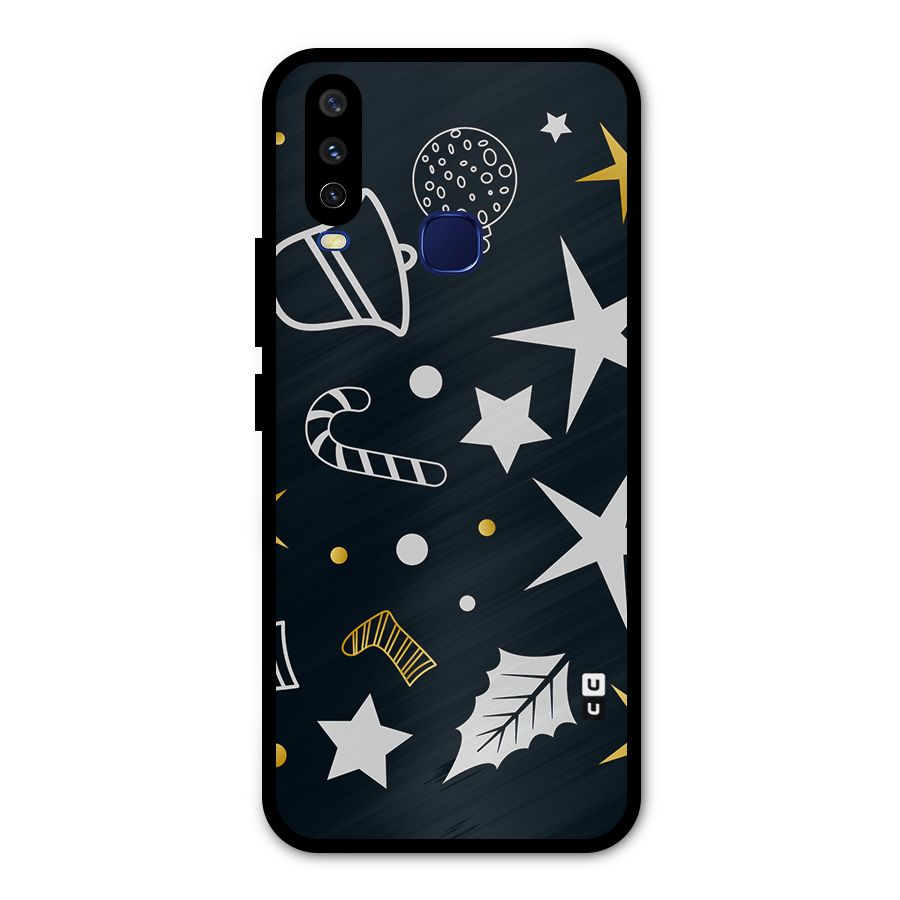 Christmas Special Pattern Metal Back Case for Vivo Y15