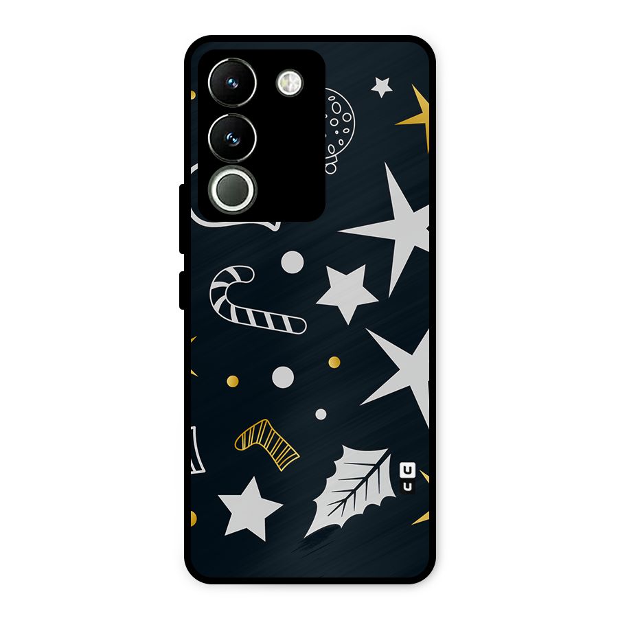 Christmas Special Pattern Metal Back Case for Vivo Y200
