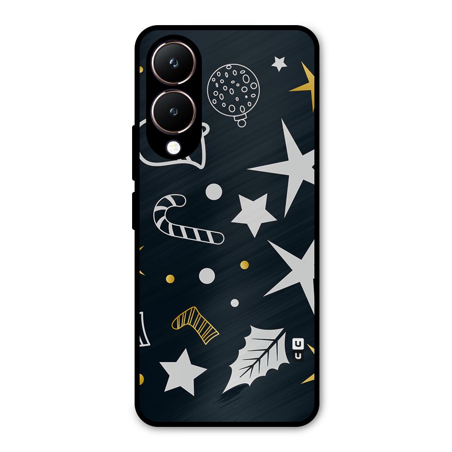 Christmas Special Pattern Metal Back Case for Vivo Y28